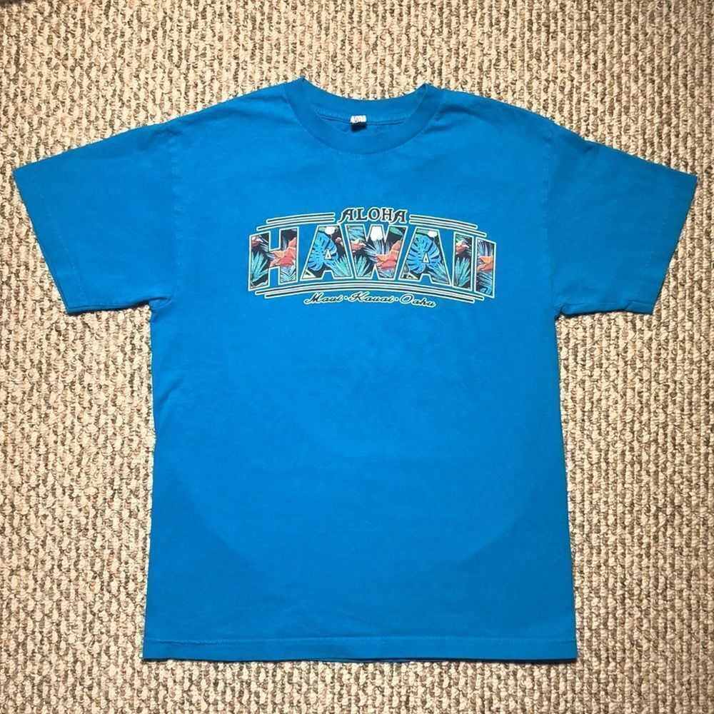 Vintage Aloha Hawaii T-Shirt Maui Kauai Oahu | 2-Sided | M